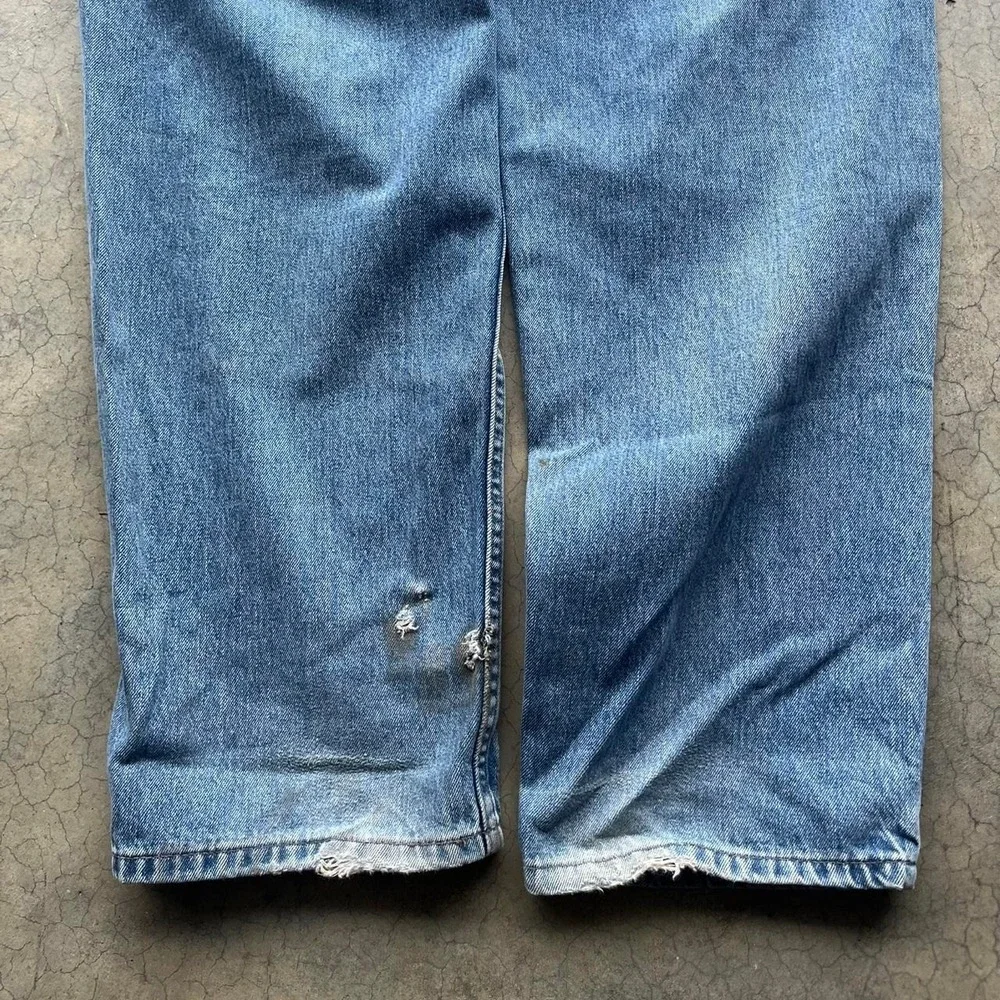 Vintage 90s Levi's silver tab denim jeans Loose fit Waist measures 36
